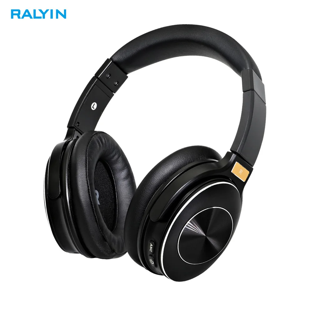 Наушники Ralyin с активным шумоподавлением Bluetooth наушники микрофоном глубокий бас