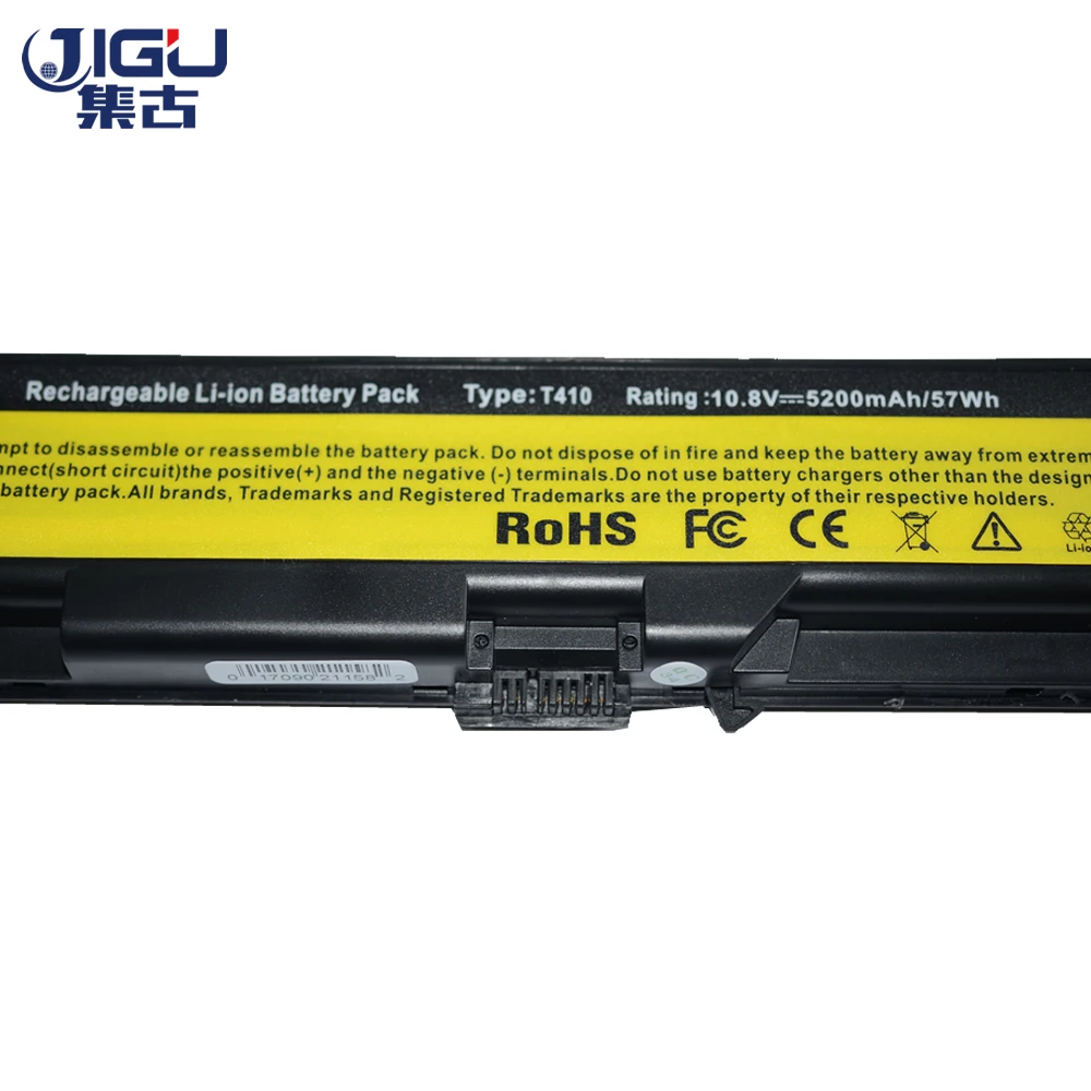 JIGU черный 6 ячеек Аккумулятор для ноутбука LENOVO ThinkPad E40 E50 Edge 14 L410 L412 L420 L421 L510 L512 L520