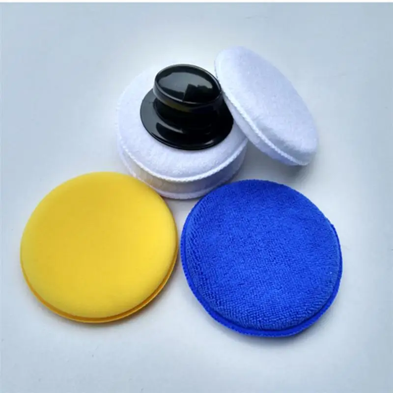 4 шт круглые губки восковые Аппликаторы колодки для очистки детализирующие