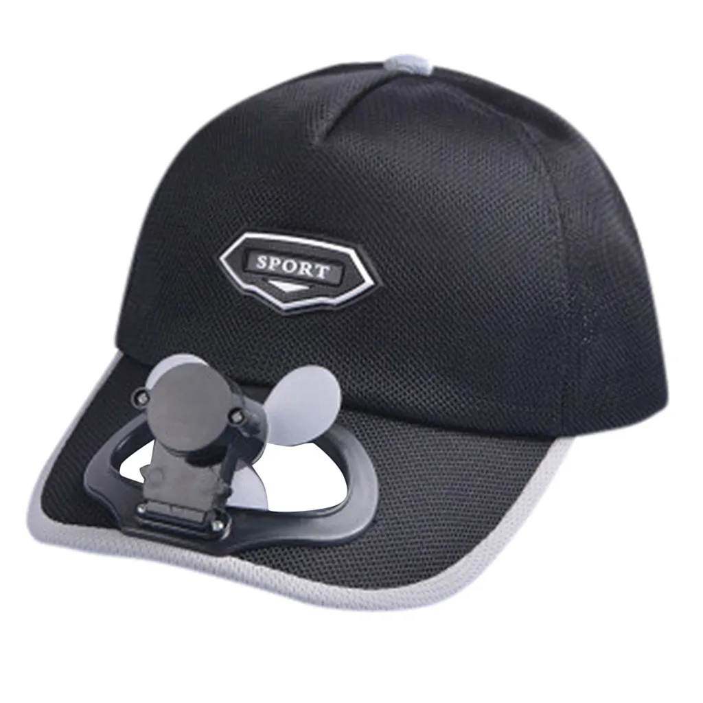 Дамская летняя кепка с вентилятором Кепка usb зарядкой Модная креативная