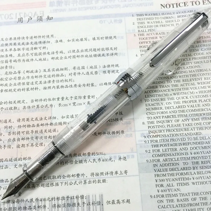 Ручка перьевая прозрачная 0 5 мм с чернилами|fountain pen|quality fountain penstransparent pen |