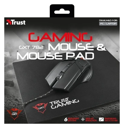 Trust GXT 782 правая оптическая USB 2000 dpi черный|Мыши| |