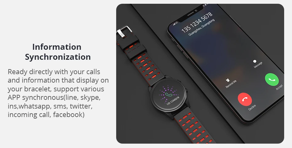 Vorke VK8 Смарт-часы Bluetooth 1,22 дюймов сенсорный экран фитнес-трекер Смарт-браслет для всех смартфонов PK V11