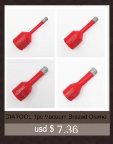 DIATOOL " вакуумная пайка Алмазный плоский шлифовальный диск M14 Резьбовая зернистость#30 105 мм формирующий диск