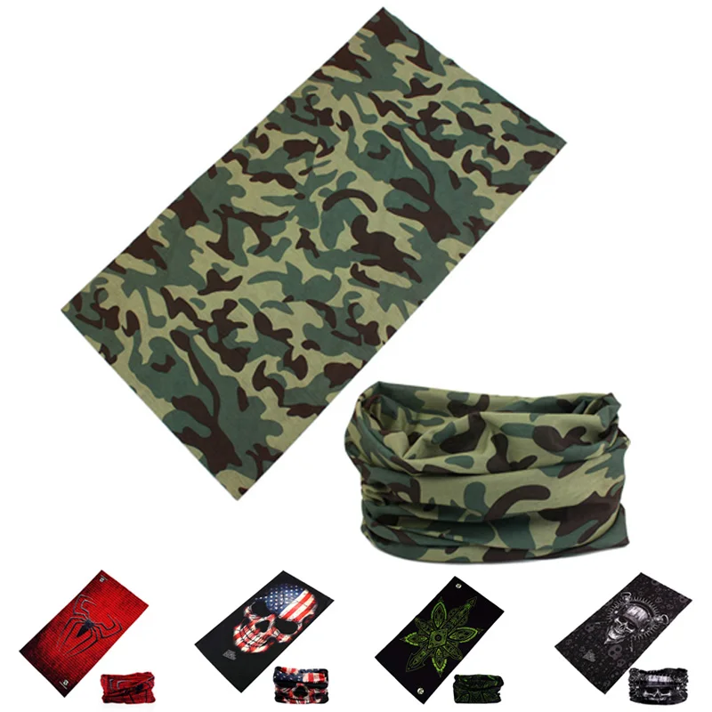 Открытый Волшебный шарф камуфляжные шапки бесшовные бандана велосипед мотоцикл