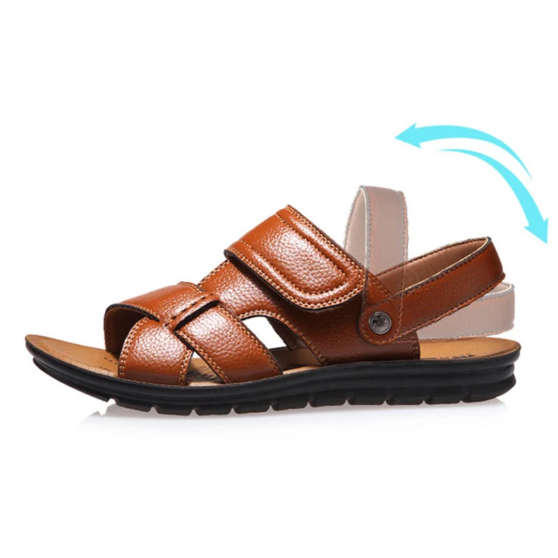 Men Sandals Breathable Casual Shoe Slip On Summer Slippers Male Shoes Sandalias Hombre Flats Gladiator Beach | Обувь