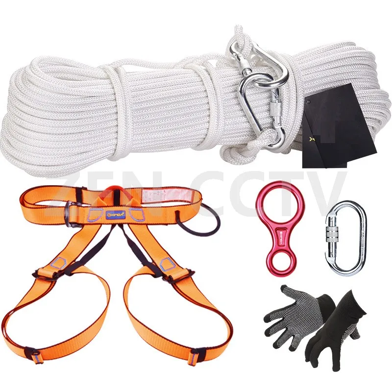 Набор спасательных канатов для скалолазания на открытом воздухе 10 м