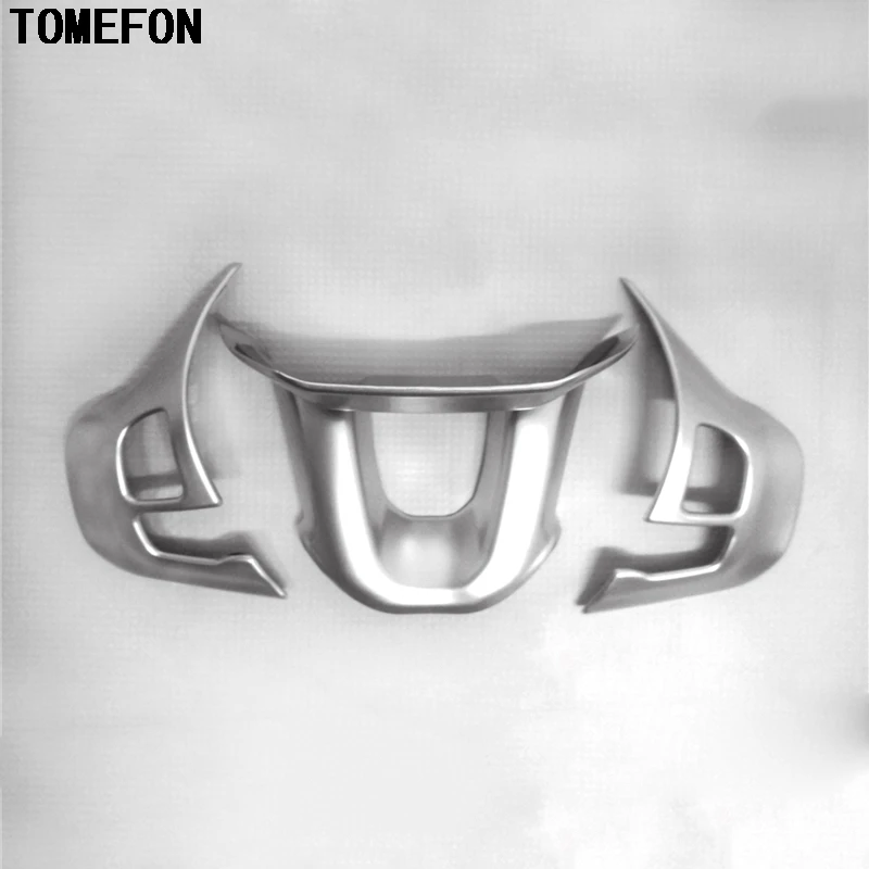 Хромированный АБС пластик TOMEFON для PEUGEOT 308 2014 2015 2016 декоративный колпачок на руль