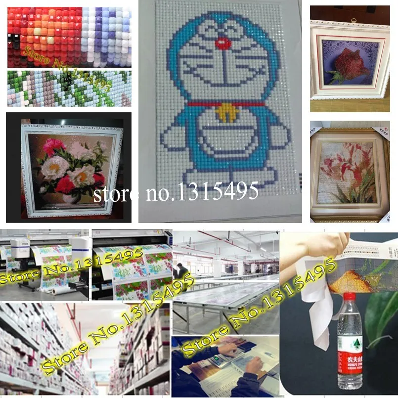 Рукоделие Алмазная вышивка картины кофейные чашки 25*20 см крестиком из горного