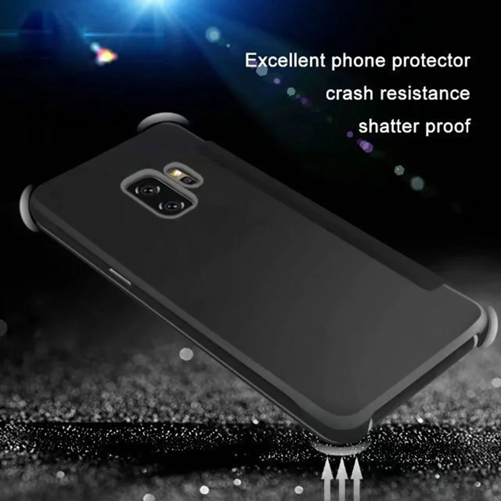 Гальваническим Зеркало флип чехол для Xiaomi Redmi Note 4 4X 5A кожаный роскошный вид окна
