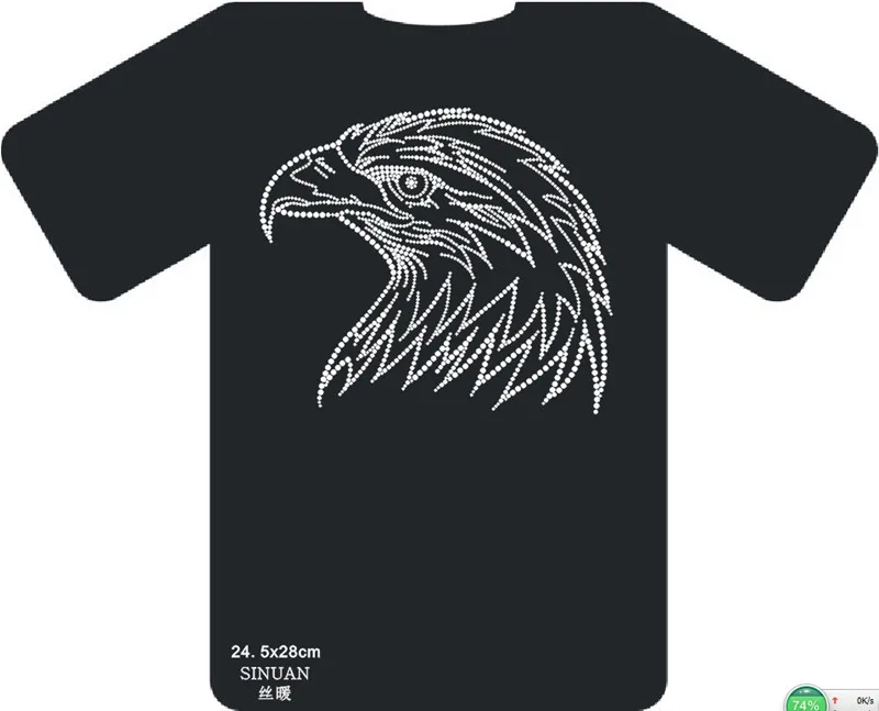 Стразы для одежды SINUAN Bird Patch Hot Fix Craft Applique Patches Железный стикер Diy теплопередача|iron