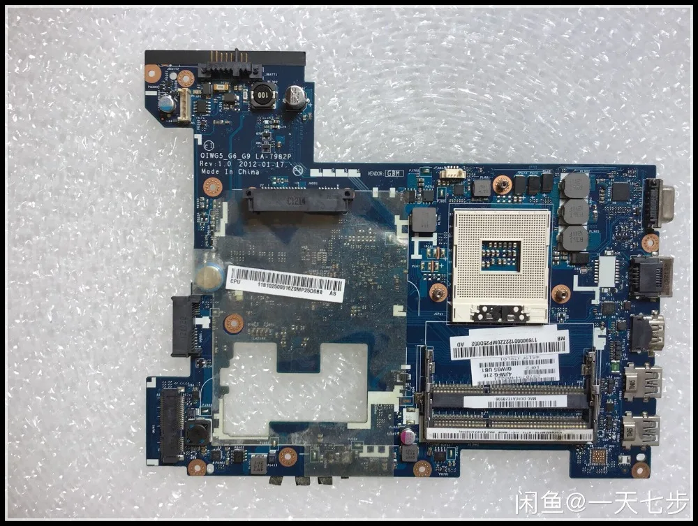 LA 7982P материнская плата DDR3 для Lenovo G580 ноутбука 100% протестирована|Материнские
