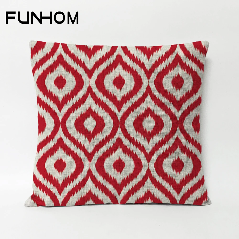 Скандинавские современные волнистые богемные геометрические подушки