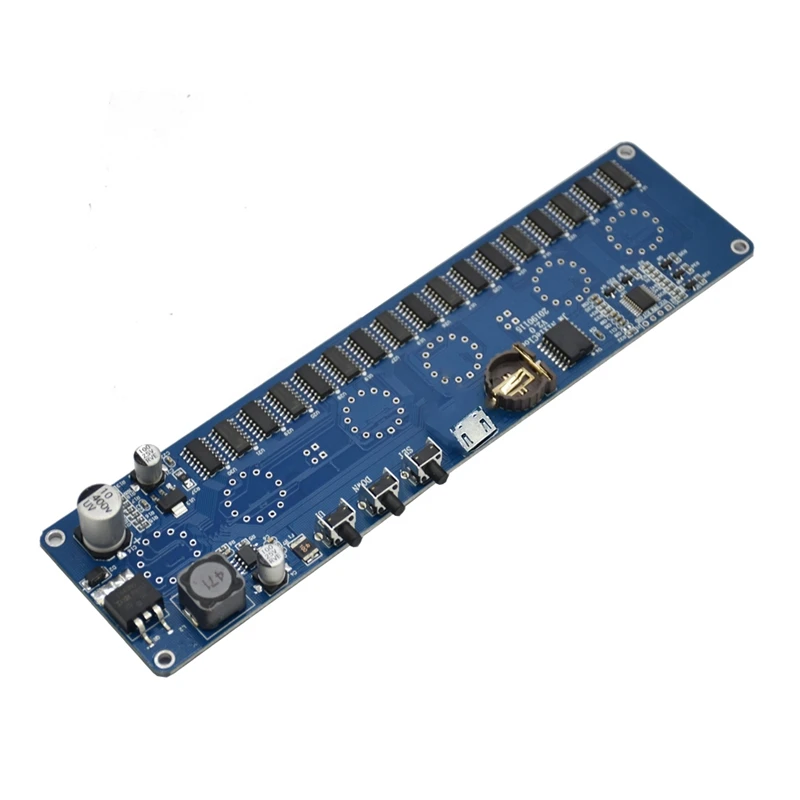 Diy In14 In4 Nixie трубки часы цифровые светодиодные подарок монтажная плата комплект