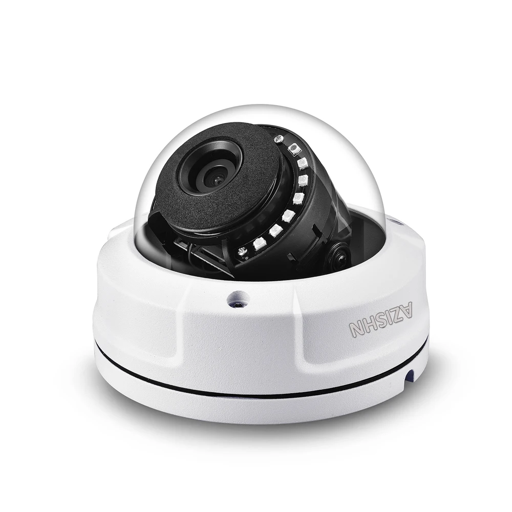 Антивандальная IP камера AZISHN Onvif P2P 720P/960P/1080P HI3518EV200/Hi3516CV300 12IR ночного видения