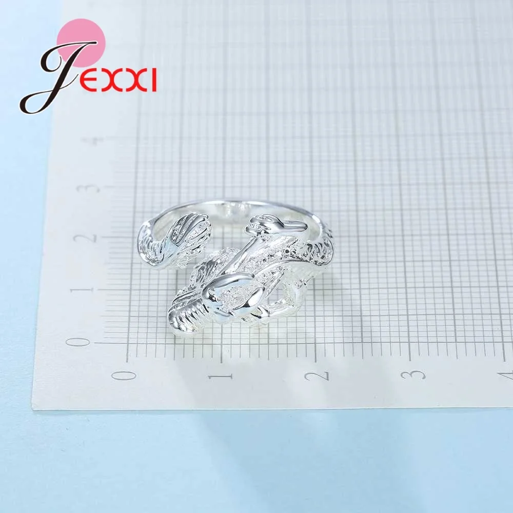 Женское вечерние ЦО из серебра 925 пробы с драконом|fashion rings for women|rings womendesigner ring |