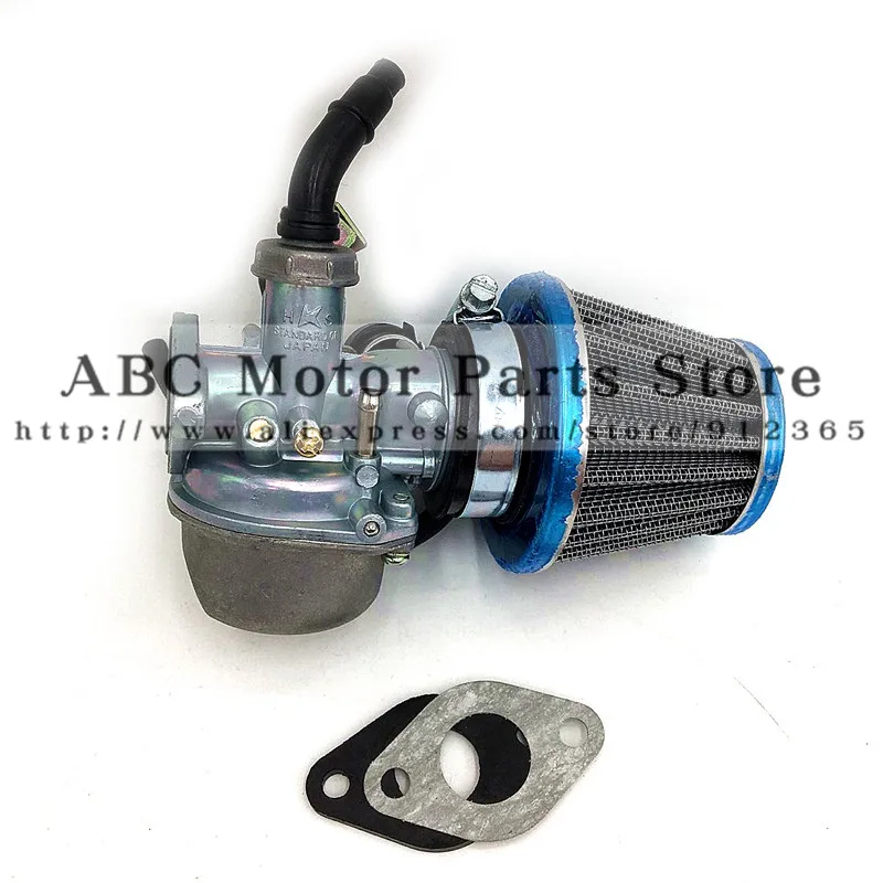 PZ19 19 мм карбюратор для мотоцикла 50cc 70cc 90cc 110cc 125cc ATV Dirt Bike Go Kart Carb Cable choke 35 воздушный