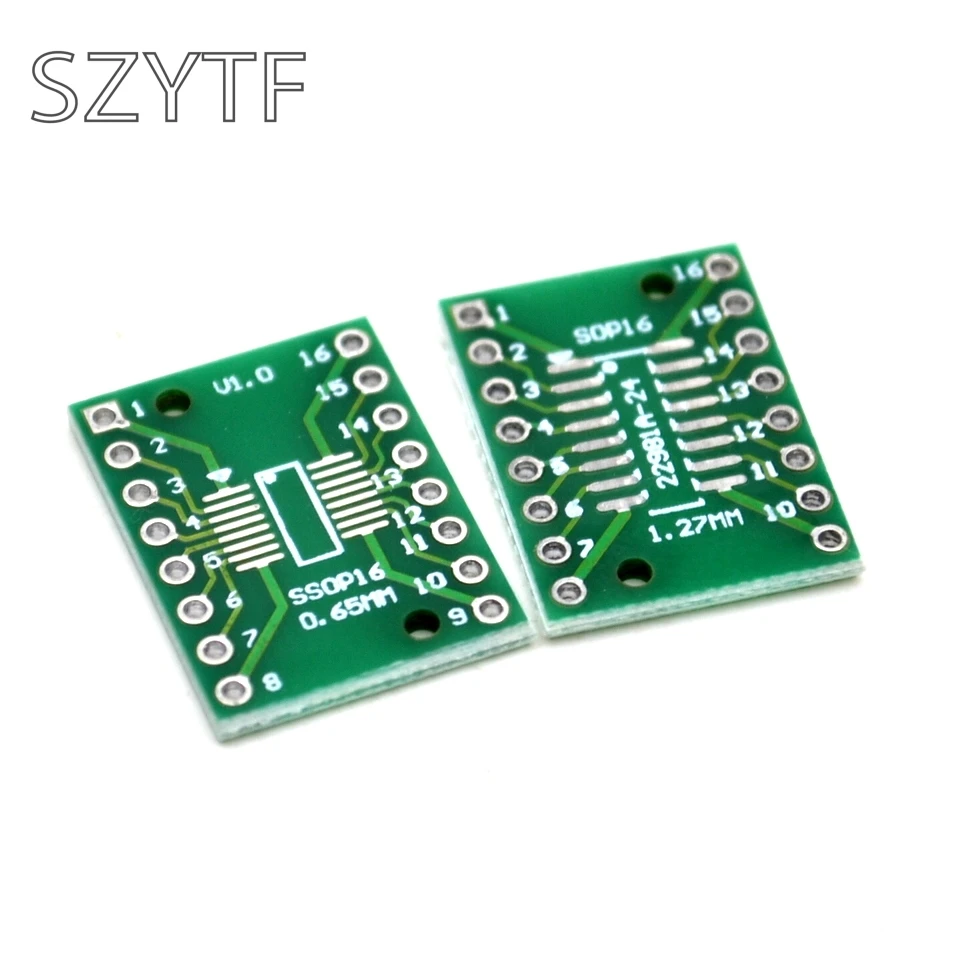 20 шт./пакет переходная пластина SOP16 SSOP16 TSSOP16 SOP DIP 0 65/1 27 мм|sop to dip|sop dip adapterplate adapter |