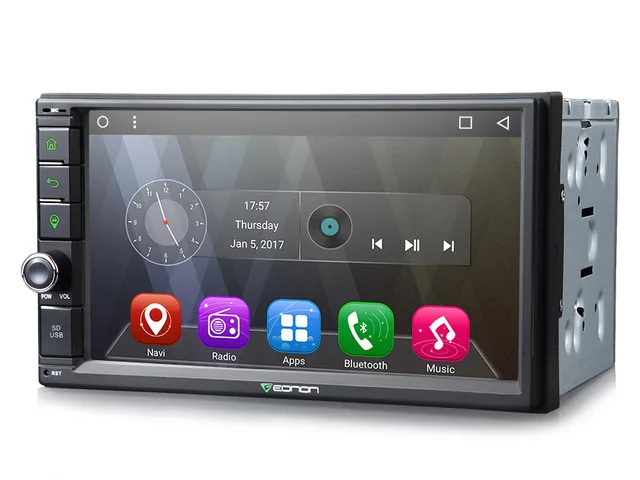 GA2162 двойной Din 7 &quotШтатная ОС Android 6 0 стерео 2din автомобиля радио 1024x600 gps Touch Nav