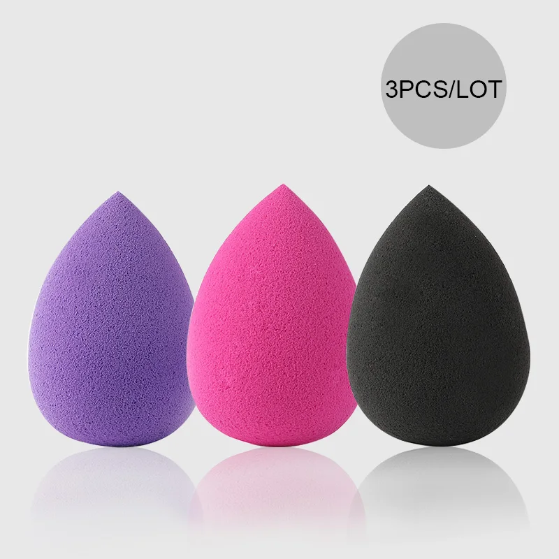 BT003-3PCS-02 ROSALIND, 3 шт./лот, набор спонжей для макияжа, косметическая губка для лица, косметическая губка для мытья, набор спонжей для макияжа - Цвет: BT003-3PCS-02