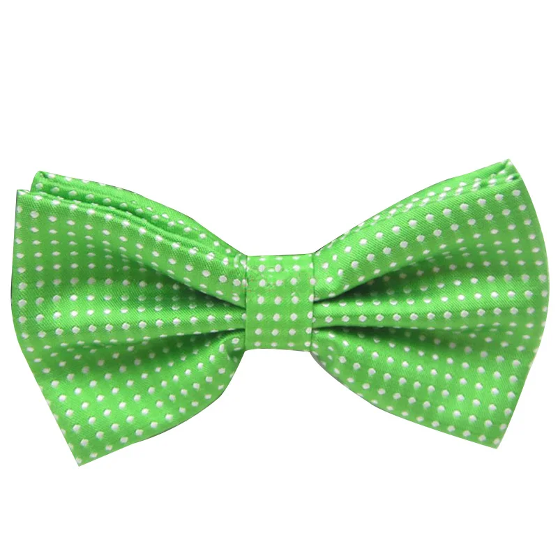 a08 green Adult Галстук-бабочка для мужчин, Официальный галстук для мужчин, деловой Свадебный галстук-бабочка для маленьких мальчиков, мужская рубашка в горошек, подарок, TRAA0426 - Цвет: a08 green Adult