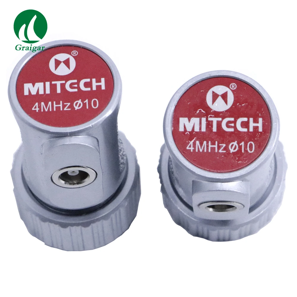MITECH 4 МГц 10 мм датчик прямого луча ультразвуковой дефектоскоп 2 шт./лот |