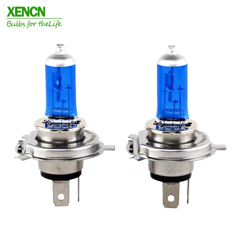 XENCN H4 12V 60/55W 5300K синий бриллиант автомобильный светильник более яркий УФ-фильтр галогенная супер белая головная лампа 30% больше