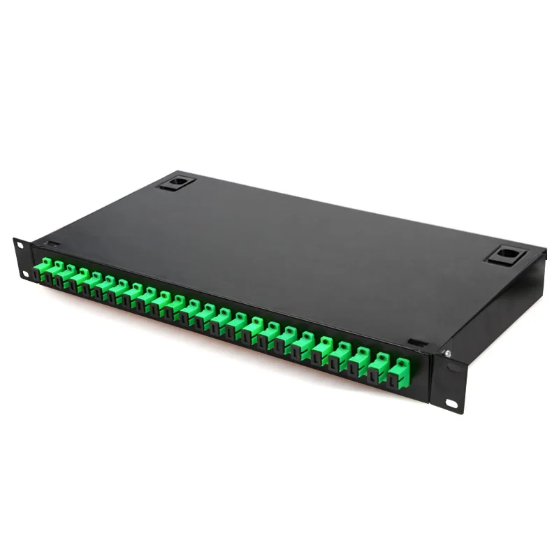Оптоволоконная Клеммная коробка 24 ядра SC APC с адаптером pigtail порта CATV волоконно