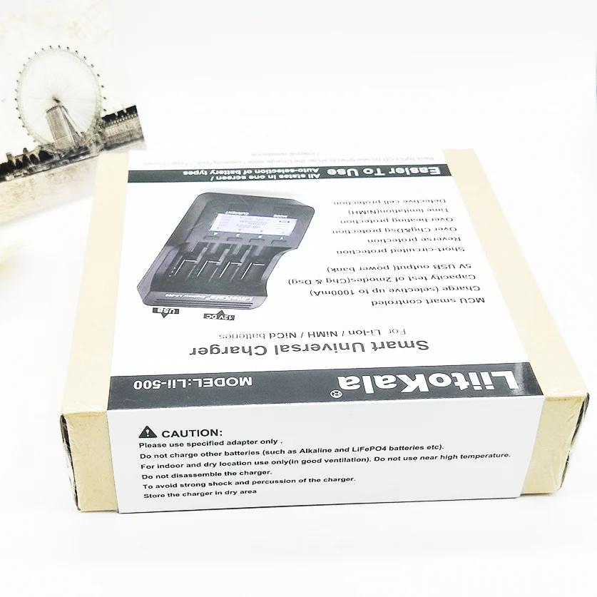 Liitokala lii-500 ЖК-дисплей Дисплей 18650 Батарея Зарядное устройство lii500 для 18650 17500 26650 1634014500 AA AAA Ni-MH Перезаряжаемые Батарея