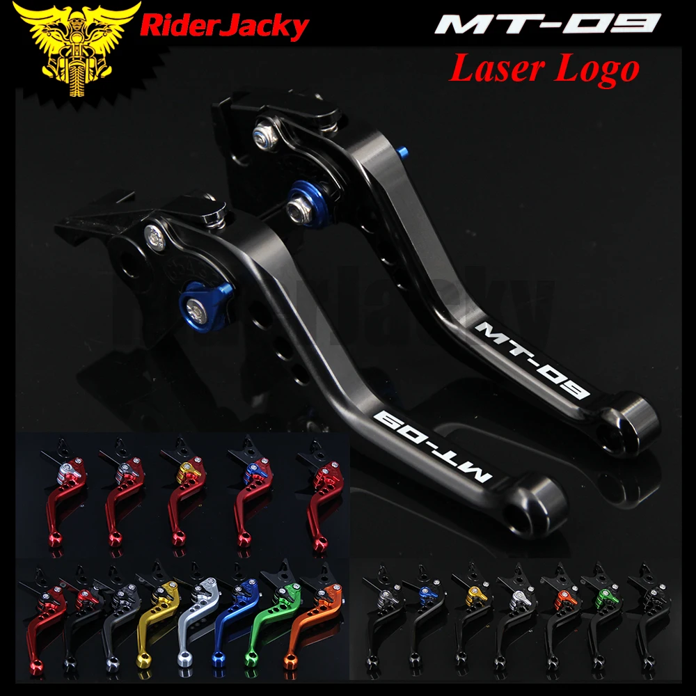 

RiderJacky Motorcycle Accessories Short Brake Clutch Levers For Yamaha MT-09/SR MT09 MT 09 2014-2018 2015 2016 2017