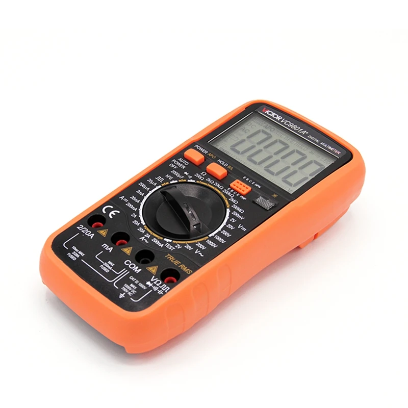 Оригинальный Цифровой мультиметр VICTOR с автоматическим диапазоном ЖК дисплей DMM