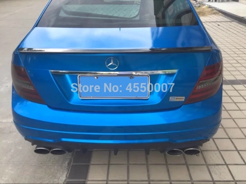 Для w204 mercedes benz надрезаемая подкладка, ABS Материал автомобильный спойлер заднего крыла для w204 mercedes benz C180 C200 C260 спойлер 2010
