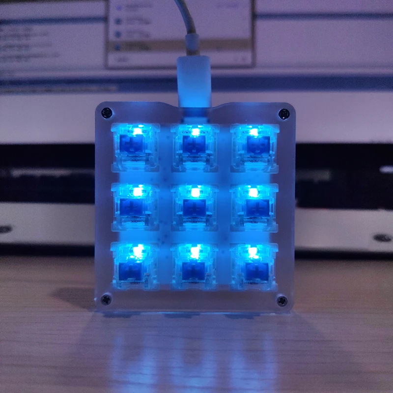 9 клавиш мини OSU игровая клавиатура определенная Механическая RGB клавиатура для рисования Поддержка 24 макросов сочетание клавиш Windows MacOS