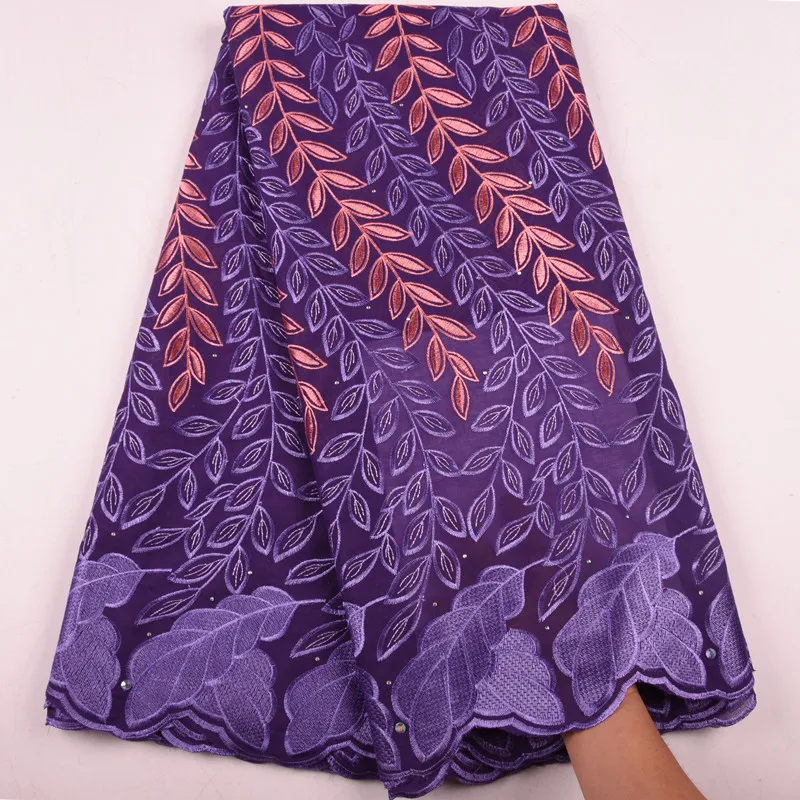 Африканский сухой хлопок кружевной ткани Высокое качество швейцарская вуаль