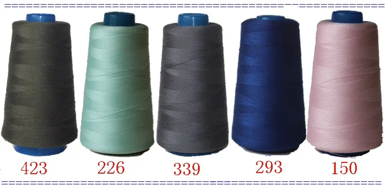 Продажа качество 40 S/2 прочная полиэфирная швейная нить для оверлог 3000 ярдов в