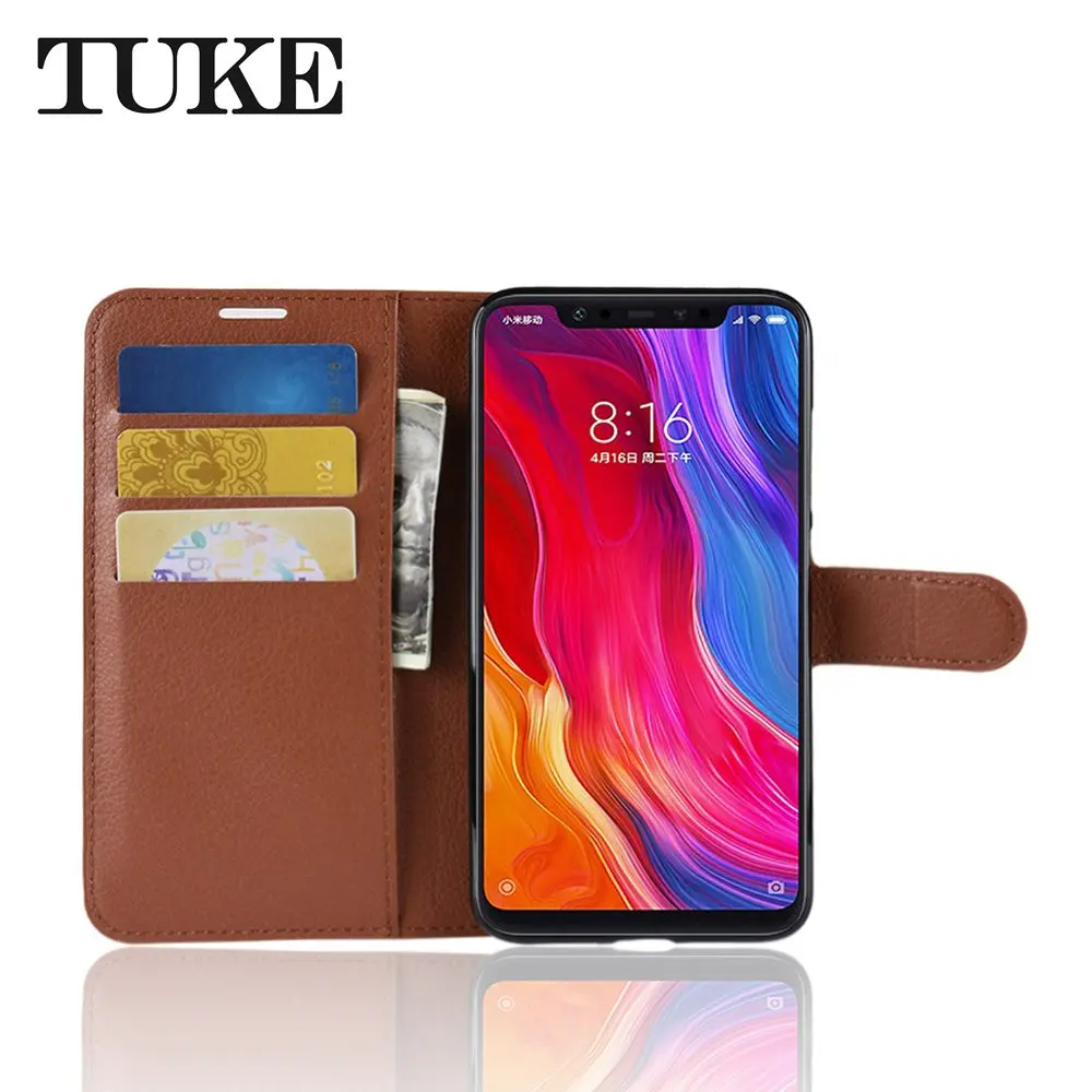 Кожаный флип-чехол TUKE для Xiaomi mi 8 Red mi Note 8 Pro Чехол-кошелек чехол для телефона huawei P20 P30 Pro Lite P Smart Z Nova 5