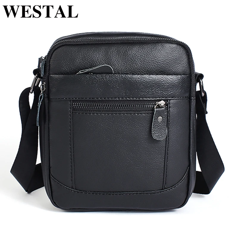 Сумка мессенджер WESTAL 223 мужская из натуральной кожи повседневный саквояж на