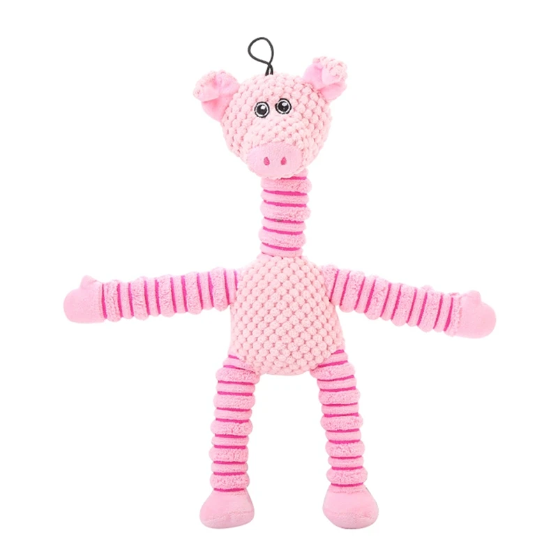 

Dog Toys Animal Design Corn Velour Cute dogs Toys Durable Cotton Chew Toys Training Teething Toys for Puppy dog Puppy Use