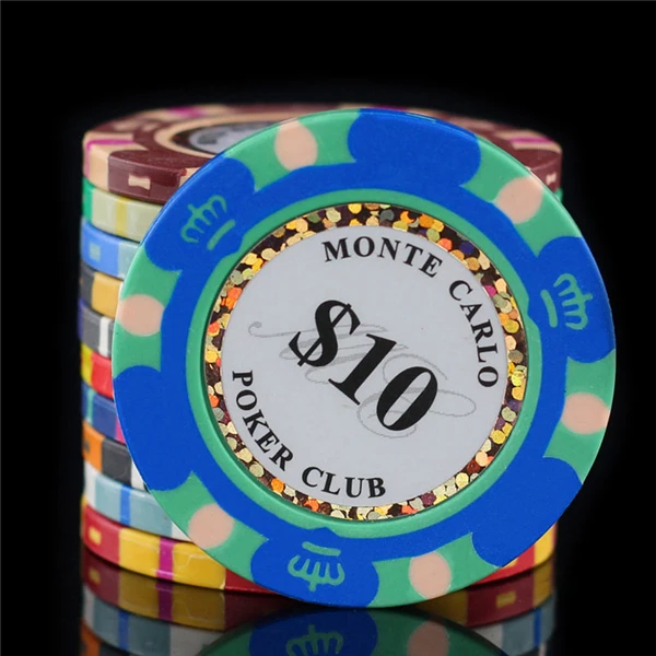 New quality Chip Box 14g Clay Chips Set Metal Texas Holdɾm Poker Casino Coins Club Accessories |
