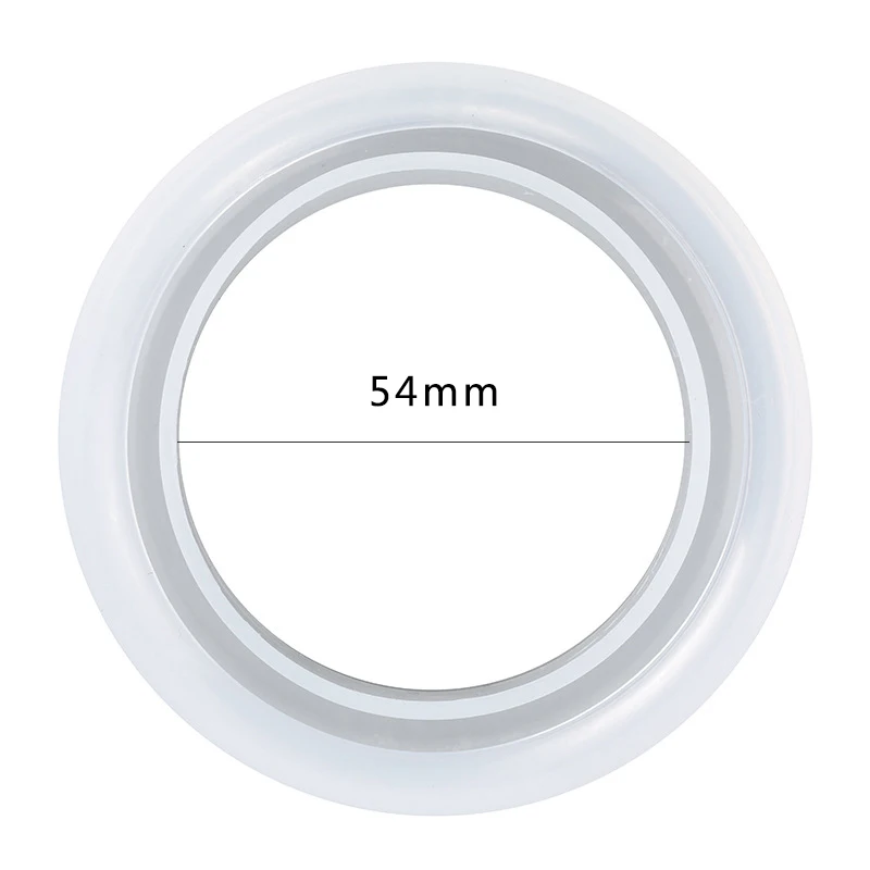 54mm 1 шт. УФ-полимерные ювелирные изделия, Жидкая силиконовая форма, широкий браслет, полимерные формы для самостоятельного украшения ювелирных изделий - Цвет: 54mm