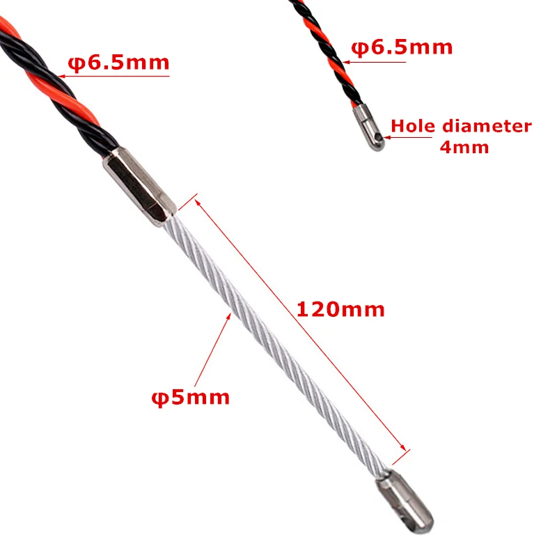 HOT-Electrical Wire Threader Electrician Threading Device Cable Running Puller Lead Construction Tools Good toughness easy | Обустройство
