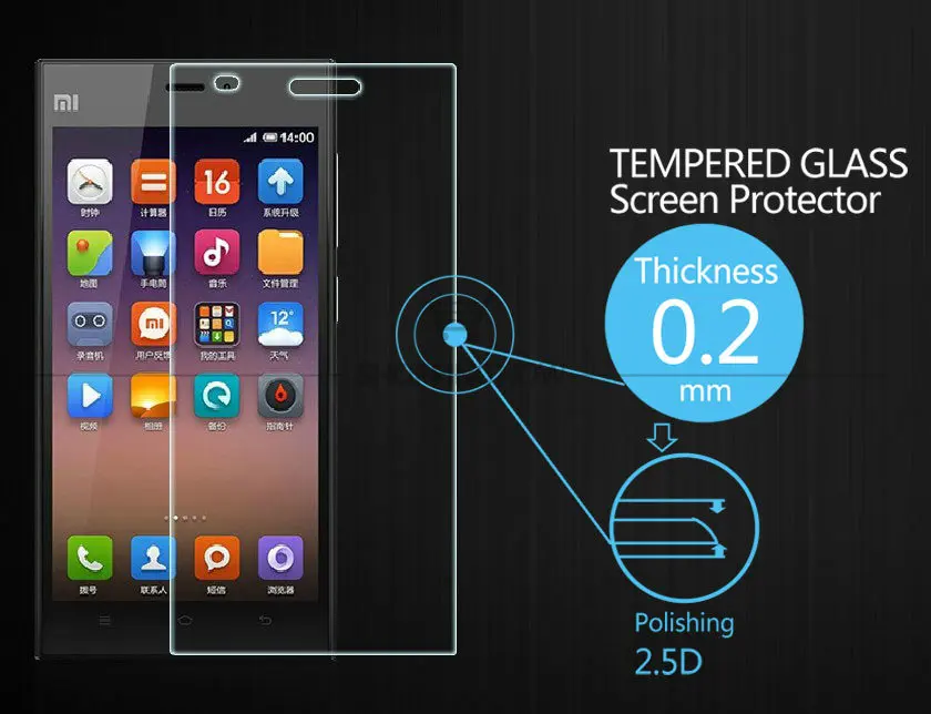 Для xiaomi Mi5 Mi3 Mi4 mi4s mi 5 4 4S для Xiaomi Redmi 5A 4A 2 3 Note рro стеклянная пленка защитная экрана из
