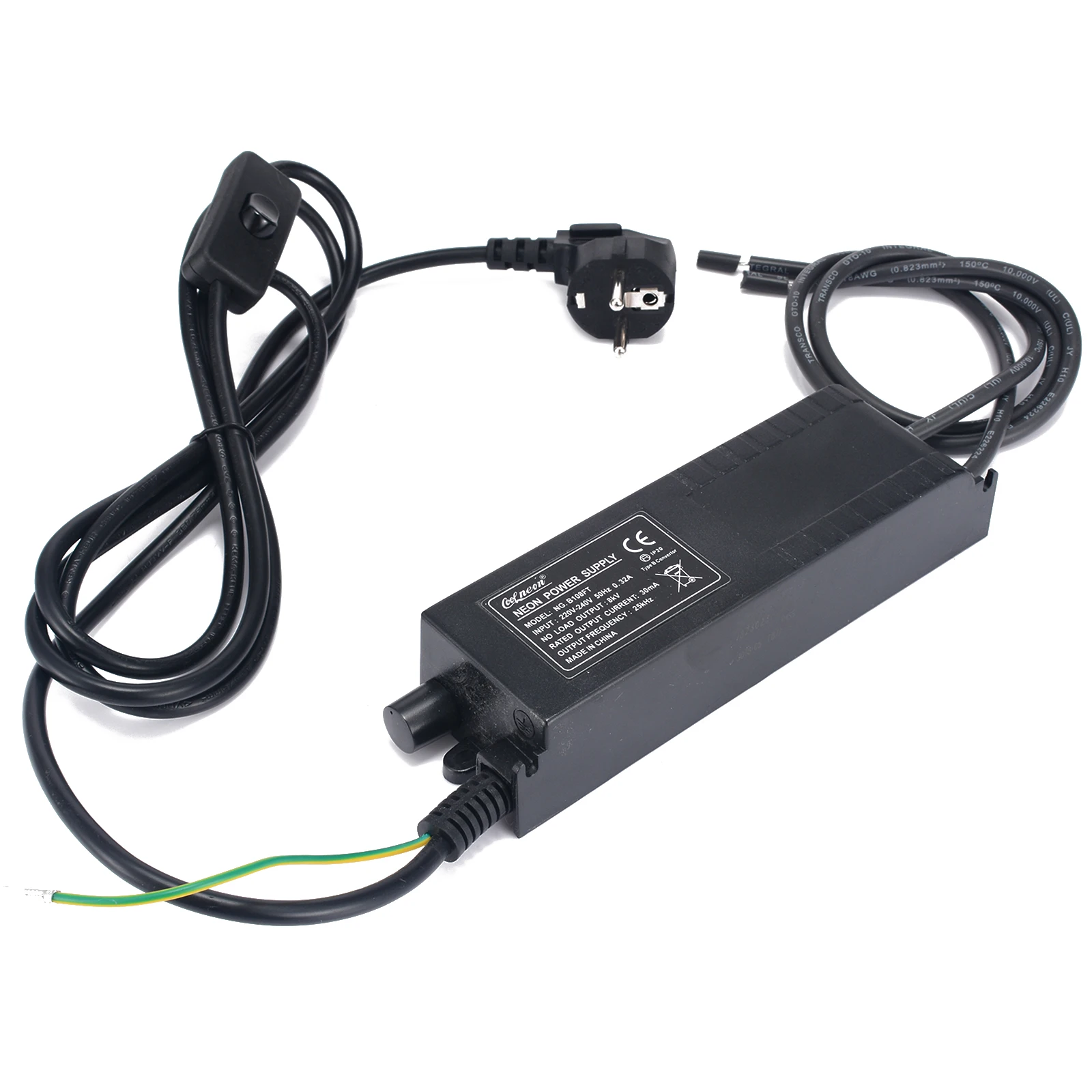 Регулируемый источник питания неонового трансформатора 8KV 220V 30mA с диммером