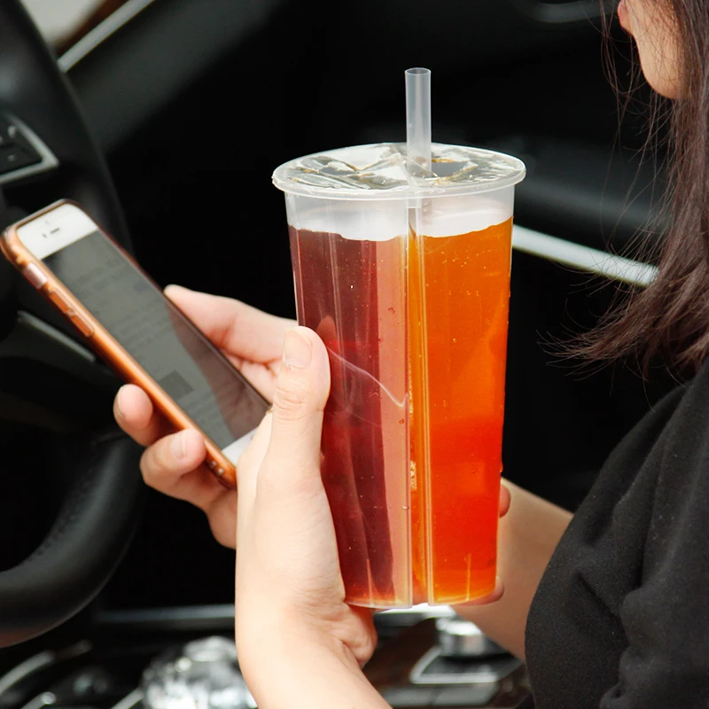 Разделите стаканчик одноразовые пластиковые стаканчики сок холодный напиток