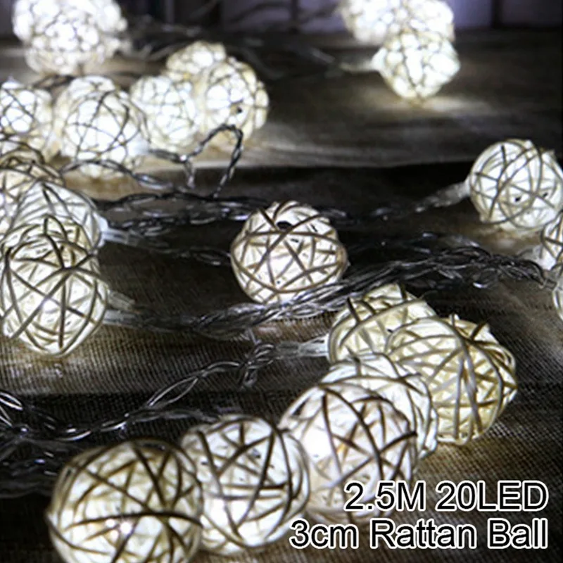 2.5m 20led QIFU светодиодная гирлянда из медной проволоки, светящаяся каюта, рождественская подвеска, Рождественское украшение для дома, украшения для рождественской елки - Color: 2.5m 20led