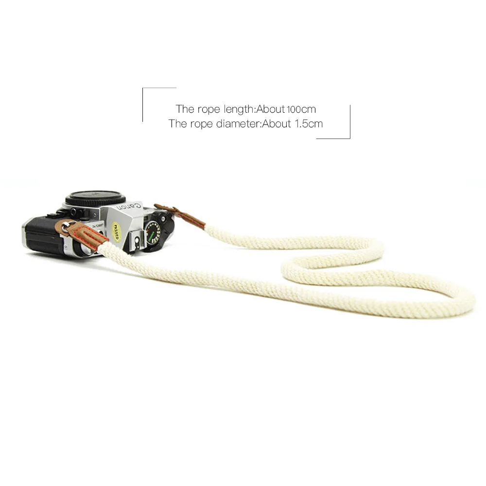 new arrive long style Elegant Cotton Camera Shoulder Neck Strap Belt coffee for Mirrorless Digital free shipping |