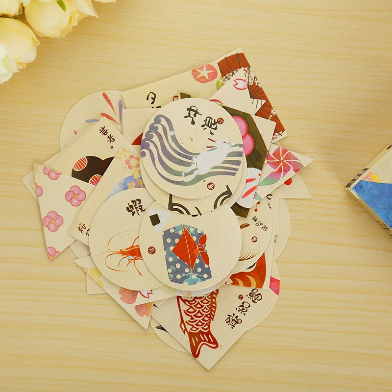 40 шт./лот винтажный узор мини бумажная наклейка украшение сделай сам дневник