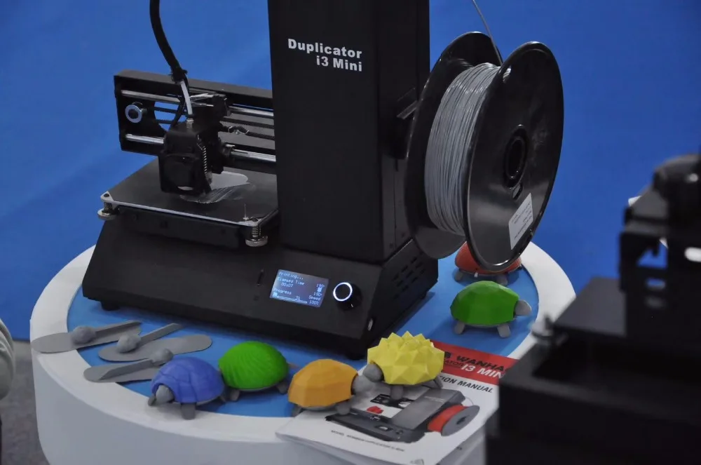 2018 Wanhao Прямая продажа с фабрики FDM настольный 3d принтер i3 мини автоматическим
