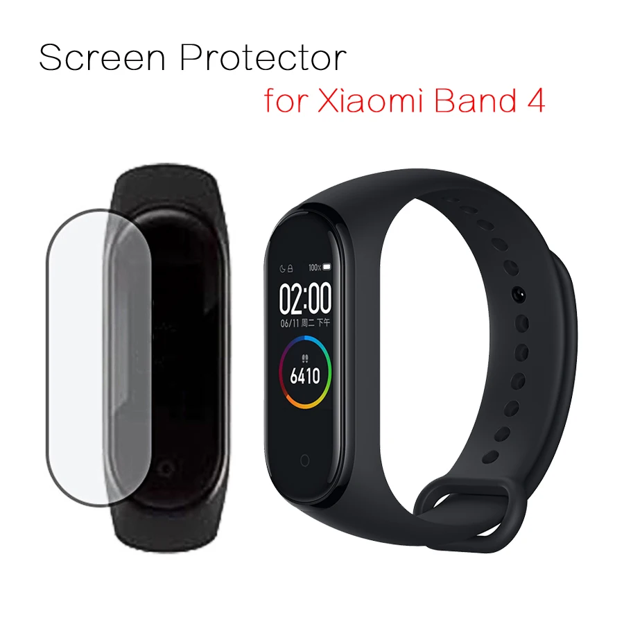 2 шт/4 шт Мягкая HD защитная пленка из ТПУ для Xiaomi Mi Band 4 смарт браслет Защитная