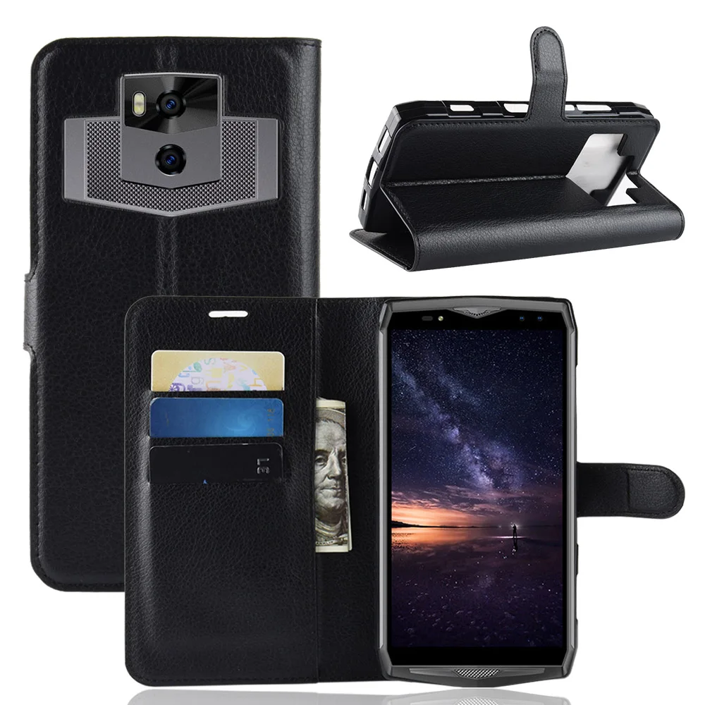Роскошный защитный кожаный чехол книжка для Ulefone Power 5 с подставкой дизайнерский